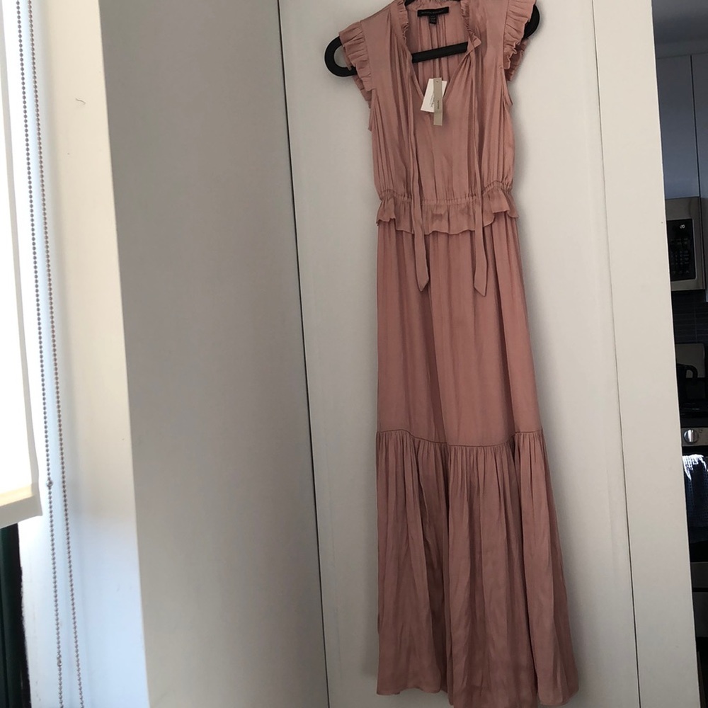 NWT beautiful satin dress from banana republic.